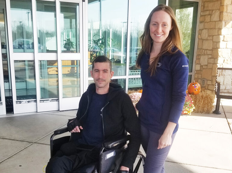 patient success stories Spinal Cord Injury Gary Davis
